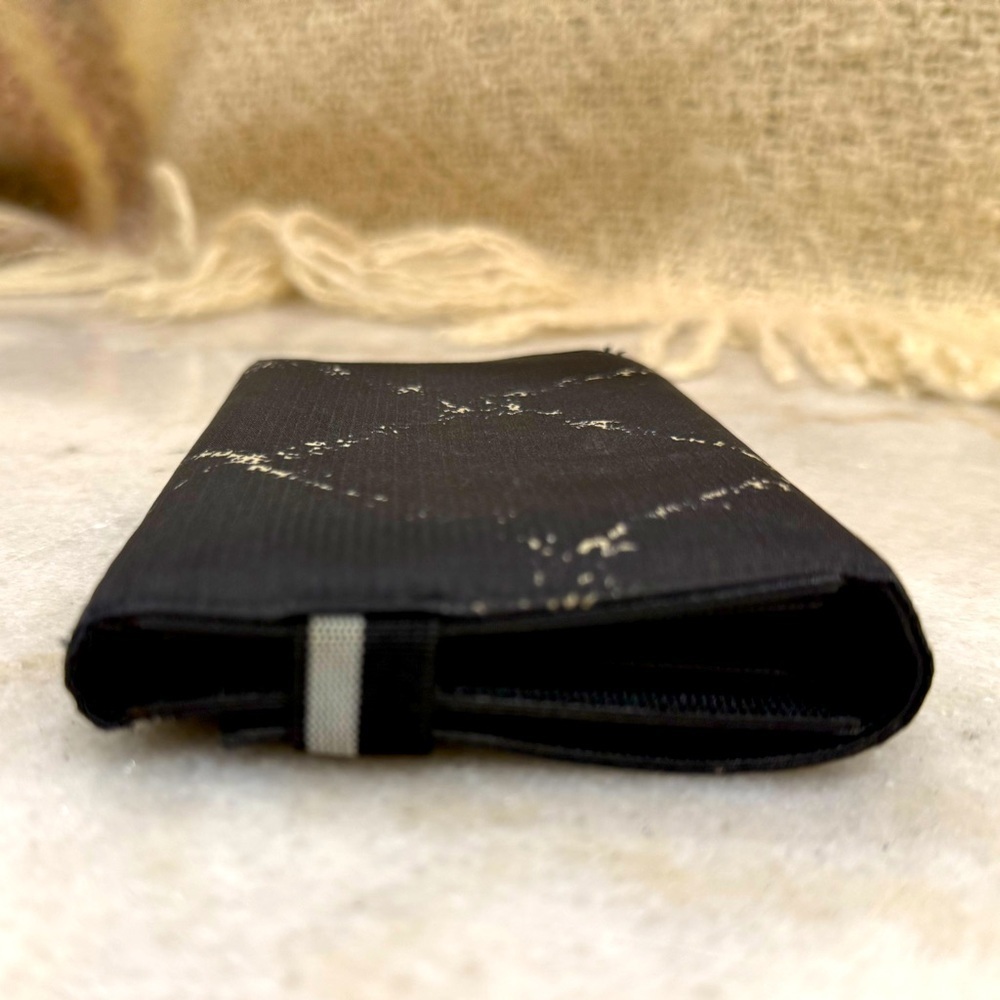 Chanel Black and White Travel Line Nylon Bifold Long Wallet - Picture 4 of 10